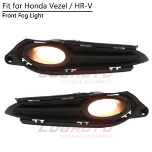 For Honda HR-V HRV Vezel 2014-2018 Fog Light Kit Bumper Lamp With Wiring Switch - Picture 1 of 20