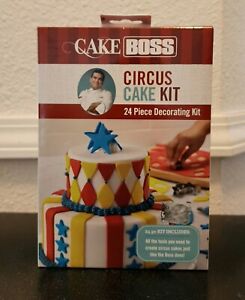 Cake Boss Circus Cake Kit 24 Piece Decorating Kit (open box)
