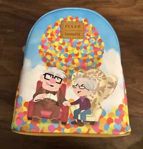 Loungefly Disney Pixar Up Mini Backpack Carl & Ellie Balloons NEW With Tags - Picture 1 of 6