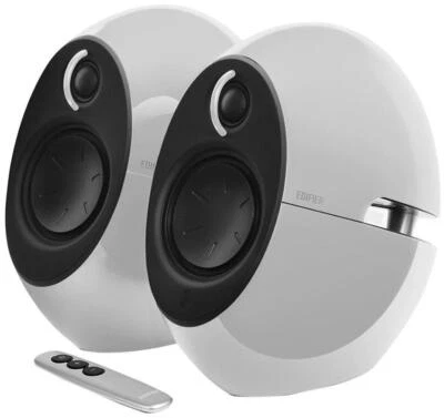 Luna HD 2.0 Multimediale Altoparlante Sistema con Bluetooth, Bianco - E25HD-WHT - Immagine 1 di 3