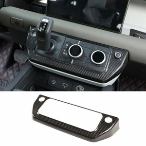For Defender 110 2020-2023 Dry Carbon Fiber Central Console AC Switch Panel Trim - Bild 1 von 11