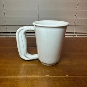 Taza Libbey Easy Hold mango ergonómico 12 oz cerámica blanca estilo jamber - Imagen 1 de 5