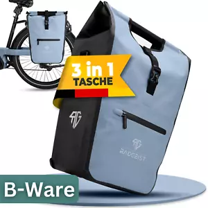 RADGEIST Shopper Fahrradtasche für Gepäckträgertasche 25L blau - Bild 1 von 7