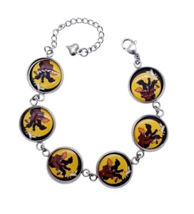 Unique TINTIN BRACELET handmade SNOWY adventures VINTAGE cartoon GIFT BOXED fab! - Picture 1 of 1