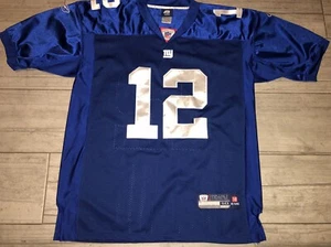 New York Giants Steve Smith # Reebok Stitched Jersey Sz 50 *Used* Blue - Picture 1 of 12