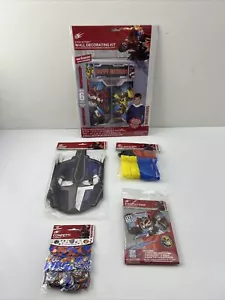 Transformers Birthday Party Kit For (8) Children (5) Different Items - Picture 1 of 11