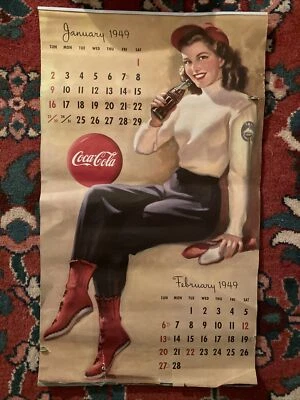 1949 Original Coca Cola Calendar - Image 1 of 4