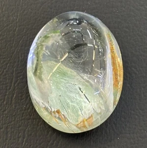 45.21 Cts ROCK CRYSTAL QUARTZ WITH BEAUTIFUL PICTURE - Picture 1 of 2