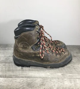 Men’s La Sportiva Brown Leather Hiking Backpacking Trail Hiker Boots Size 8 - Picture 1 of 10