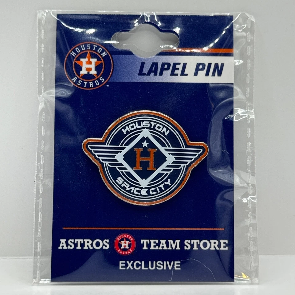 HOUSTON ASTROS City Connect Union Station Space City Lapel Pin Stadium Exclusive - Image 1 of 1