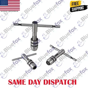 Tap Wrench Set Of 3 Pcs Adjustable T-Handle M1-M4 / M4-M8 / M6-M12 USA Shipping - Picture 1 of 4