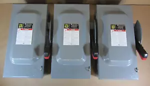 Interruptor de seguridad Schneider Electric CHU362, resistente, no fusible, 60A, 600V - Imagen 1 de 18