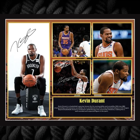 Kevin Durant, American Professional Basketball Player, Sports Memorabilia Frame Cover
