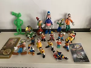 21 Piece Disney PVC Goofy Figurines Figures Pin Keychain Snow globe LOT - Picture 1 of 8