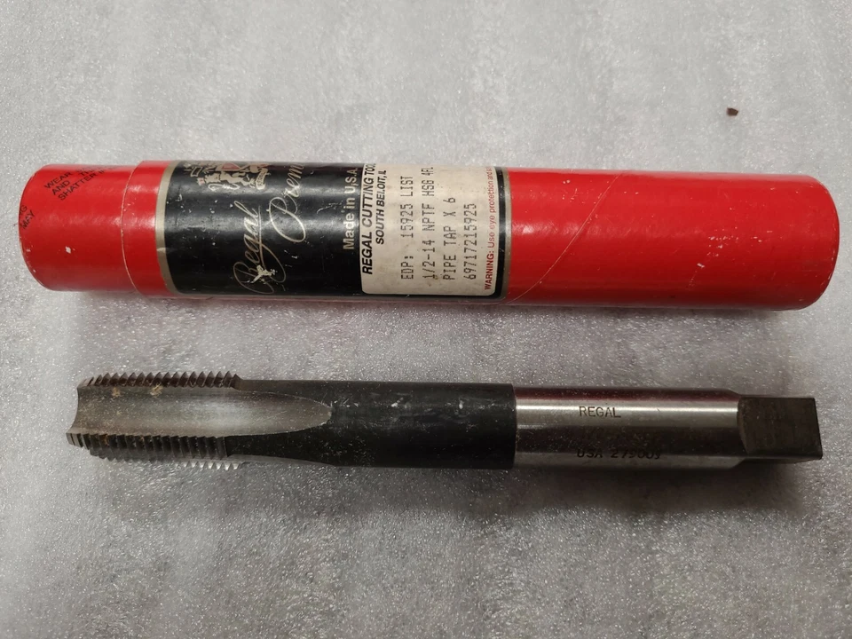 Regal Premium Pipe Tap 1/2"-14 NPTF 4FL FREE SHIPPING  - Image 1 of 3