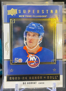 Bo Horvat HR-18 2023-24 Upper Deck Star Series 1 Honor Roll