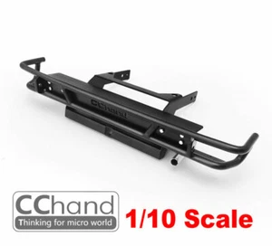 CCHAND Tube Rear Bumper For AXIAL SCX10 90046/90047 cherokee Black/Silver/Red - Picture 1 of 15