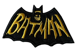 BATMAN Patch Kostüm Aufnäher zum Aufbügeln neu - Picture 1 of 2
