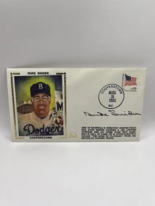 Duke Snider Signed 1980 First Day Cover FDC Envelope Cachet Beckett L1 - Picture 1 of 3