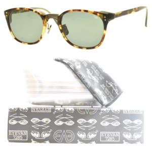 NEW!! EYEVAN 7285 309-TI 303/103 Tortoiseshell Rectangle Full Rim Sunglasses - Picture 1 of 7