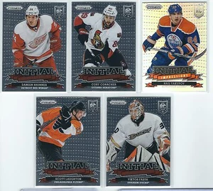 2013-2014 Prizm Hockey 5 card lot of Initial Impressions Subset Rookie Cards  - Picture 1 of 2