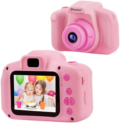 Kids Mini Digital Camera Children Girls Gift Video Recorder 1080p 5MP SD PINK  - Image 1 of 4