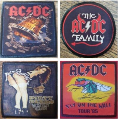 2001 ACDC Back In Black Woven Sew On Patch – Patch Collection - Foto 7