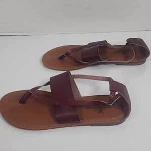 American Eagle Damen-Riemchensandalen burgunderrot Größe 8 - Bild 1 von 8