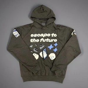 Felpa con cappuccio Broken Planet Escape To The Future taglia L uomo designer nuova autentica - Foto 1 di 7