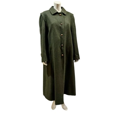 Land’s End Baur Loden Tirol Himalaya Austrian Wool Melton Trench Coat - Image 1 of 4