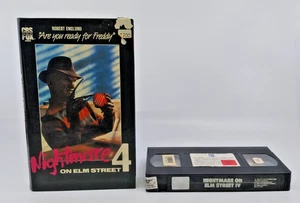 Nightmare on Elm Street 4 -1989 The CBS/Fox Company Hartbox VHS Rarität - FSK 18 - Picture 1 of 11