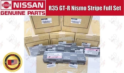 Juego completo Nissan OEM STRIPE-ACCENT para R35 GT-R Nismo 2015-2016 genuino Foto 1 de 4