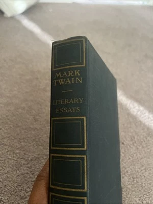 Mark Twain Literary Essays Author's National Edition Vol XXII, HC 1899 Illustrat Foto 1 de 4