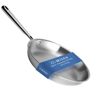 5-Ply Stainless Steel 8" Frying Pan - Professional Cookware for Induction, Ga... - Picture 1 of 8