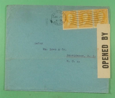 ДОКТОР КТО 1918 БОЛИВИЯ САНТА КРУС ПОЛОСКА WWI ЦЕНЗУРА В США R16169 - Изображение 1 из 2