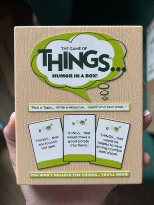 New Sealed The Game of Things Humor In A Box Cards Card Game - Image 1 of 3