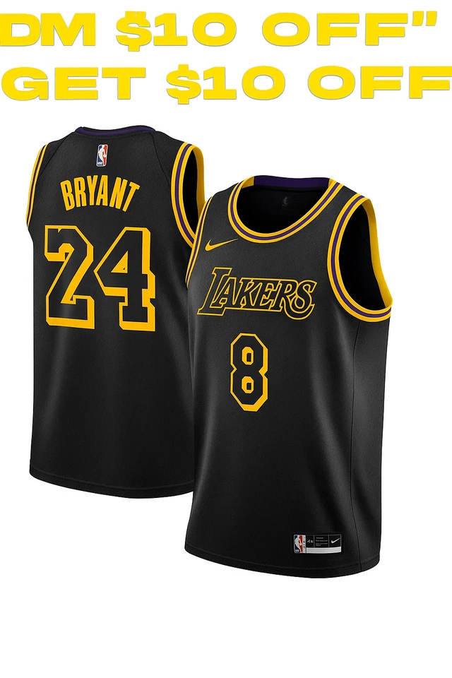 Camiseta deportiva Nike Kobe Mamba Mentality LA Lakers City Edition Swingman 100 % auténtica Foto 1 de 4