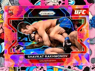 Shavkat Rakhmonov (RC) Pink Ice - 2022 Panini Prizm UFC #80 - Image 1 of 2