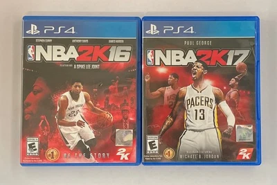 NBA 2K16 and 2K17 (Sony PlayStation 4) Basketball Video Game PS4 - Image 1 of 4