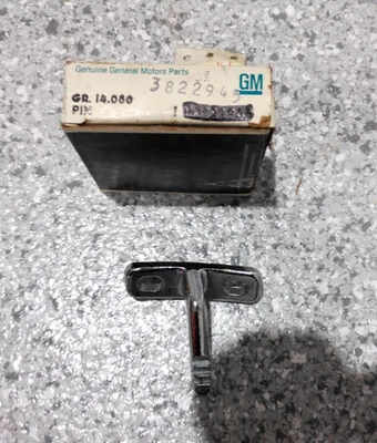 63-67 Corvette LH Conv. Top Rear Bow Guide Pin--GM #3822945--NOS--NCRS! - Image 1 of 4