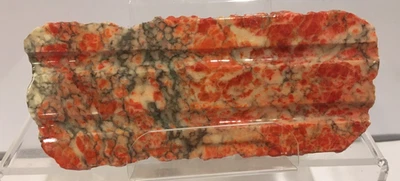 Alabastro Genuino Italia Acción Lobeco Escritorio Pluma Peso Ceniza Bandeja Naranja Foto 1 de 4