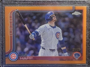 2025 Topps Serie 1 - Ian Happ #64 Orange Holofoil/25 - Imagen 1 de 4