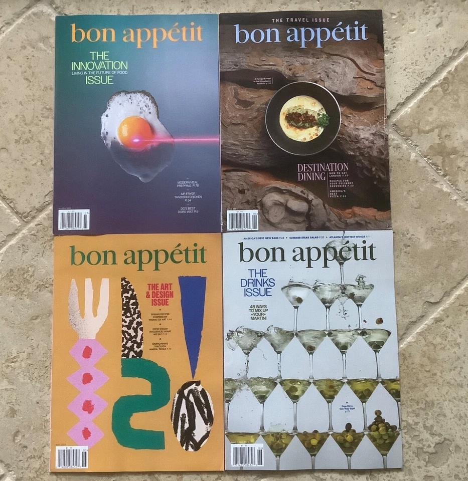 Bon Appétit Magazines Mar. - July 2025 Spring Recipes, The Drinks Issue + More - Image 1 of 4