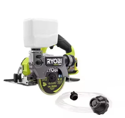 Sierra de piedra para azulejos Ryobi ONE+ HP 18V 5" PBLHTS01B herramienta sin escobillas solo nueva en caja Foto 1 de 4