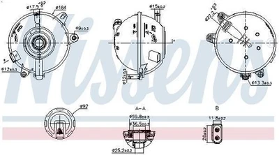 Expansion Tank, coolant NISSENS 996324 - Image 1 of 4