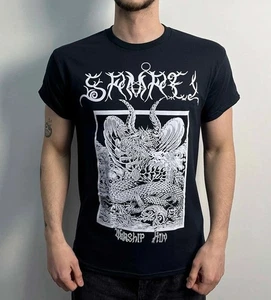 Camiseta Samael - Worship Him color negro talla completa 2 lados BO597 - Imagen 1 de 5