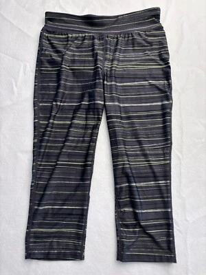 HIND укороченные леггинсы женщин серый в полоску запустить туризм скалолазание йога маленький - Изображение 1 из 4