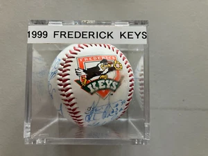 Béisbol Frederick Keys 1999 autografiado Andy Etchebarren--Eddie Martínez++ - Imagen 1 de 6
