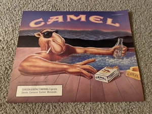 Vintage 1991 JOE CAMEL CIGARETTES Print Ad 1990s HOT TUB - Picture 1 of 1