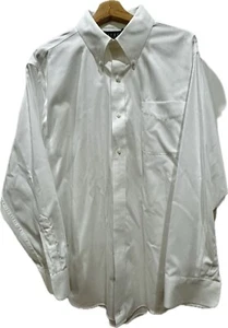 Ralph Lauren Mens Sz 17 1/2,34/35 White Button Down Green Label Dress Shirt Nice - Picture 1 of 4